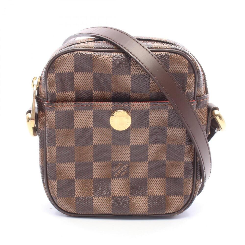 Louis Vuitton Lift Damier Ebene Shoulder Bag/Handbag, Coated Canvas and Leath...